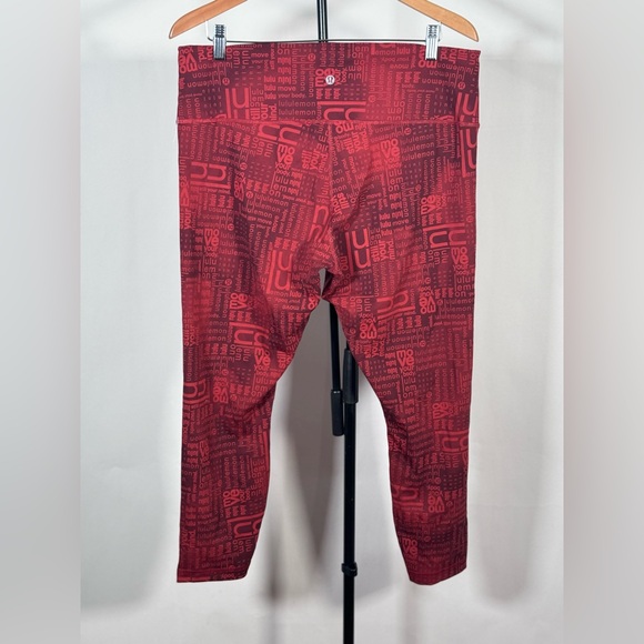 NWOT Lululemon Wunder Train High-Rise Tight 25" Lululemon Ombre Red Multi - Picture 6 of 6